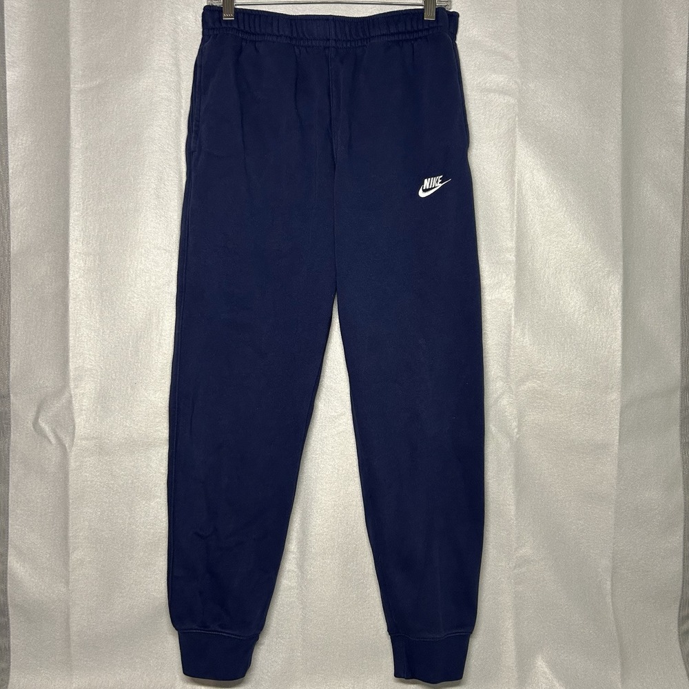 Nike Sportswear Club Fleece Cuffed Joggers Midnight Navy Mens M BV2671-410 NWT
